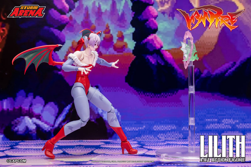 Storm Collectibles Darkstalkers Storm Arena Lilith Action Figure JAPAN OFFICIAL