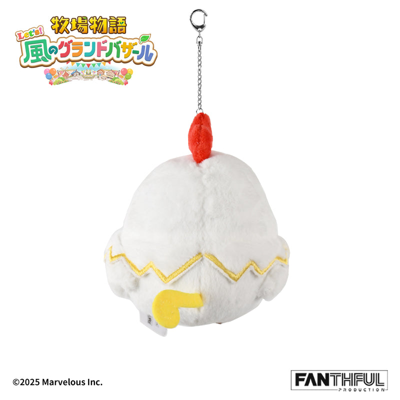 FANTHFUL Story of Seasons Grand Bazaar FP010BKMN2026 Chicken Plush Keychain