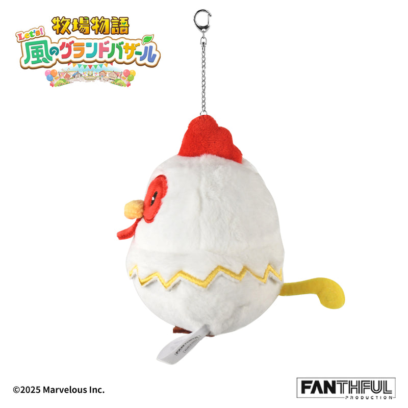 FANTHFUL Story of Seasons Grand Bazaar FP010BKMN2026 Chicken Plush Keychain