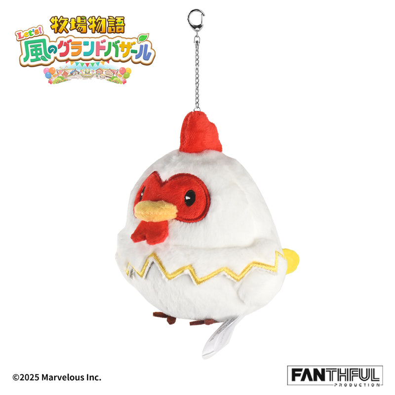 FANTHFUL Story of Seasons Grand Bazaar FP010BKMN2026 Chicken Plush Keychain