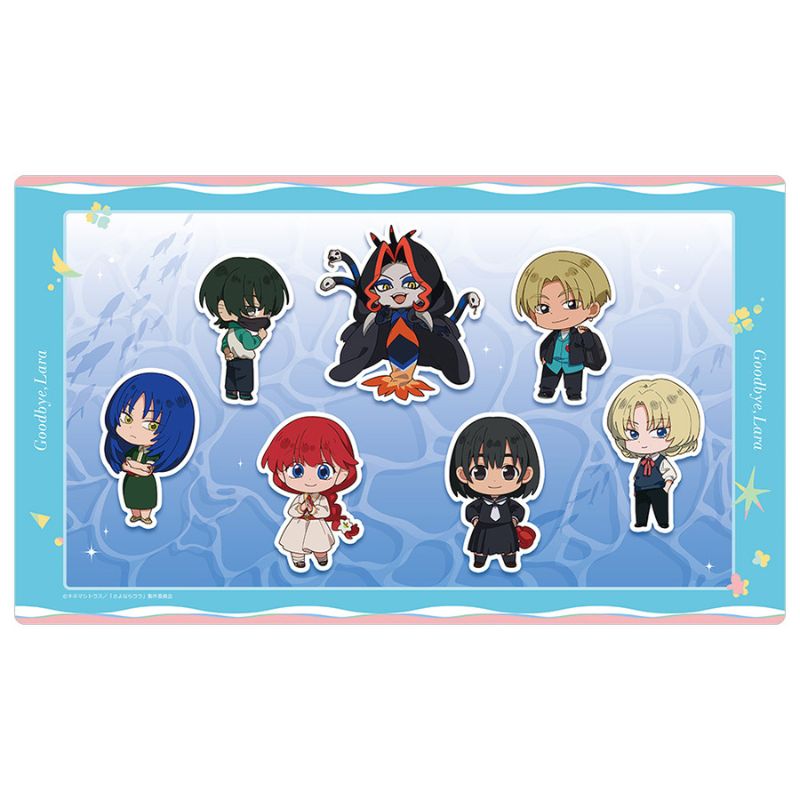Curtain Damashii Goodbye, Lala Mini Chara Rubber Mat JAPAN OFFICIAL