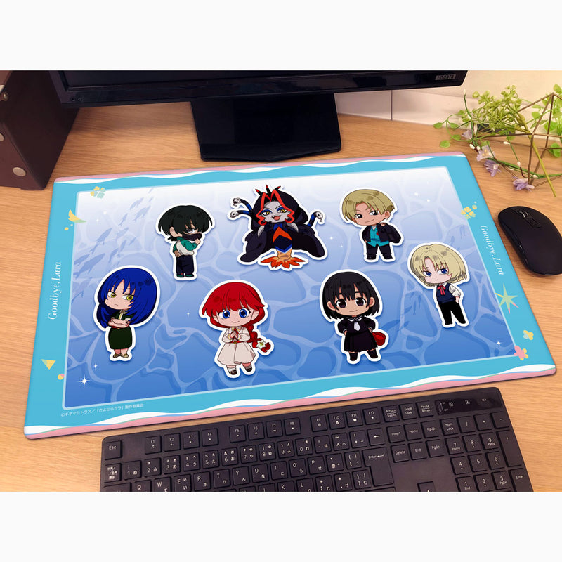 Curtain Damashii Goodbye, Lala Mini Chara Rubber Mat JAPAN OFFICIAL