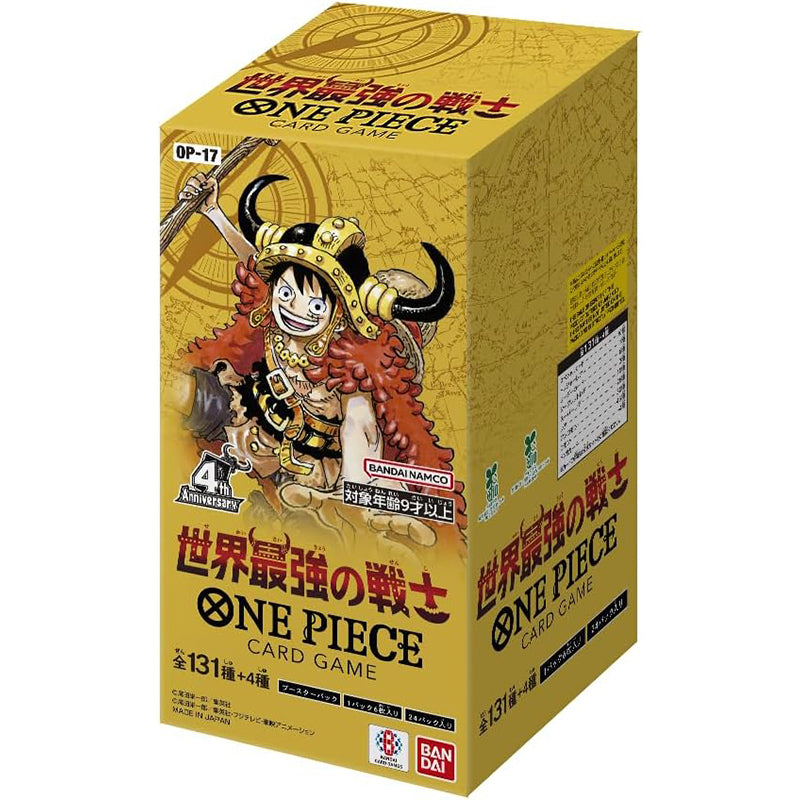 BANDAI ONE PIECE Card Game The World's Strongest Warrior OP-17 Booster BOX TCG