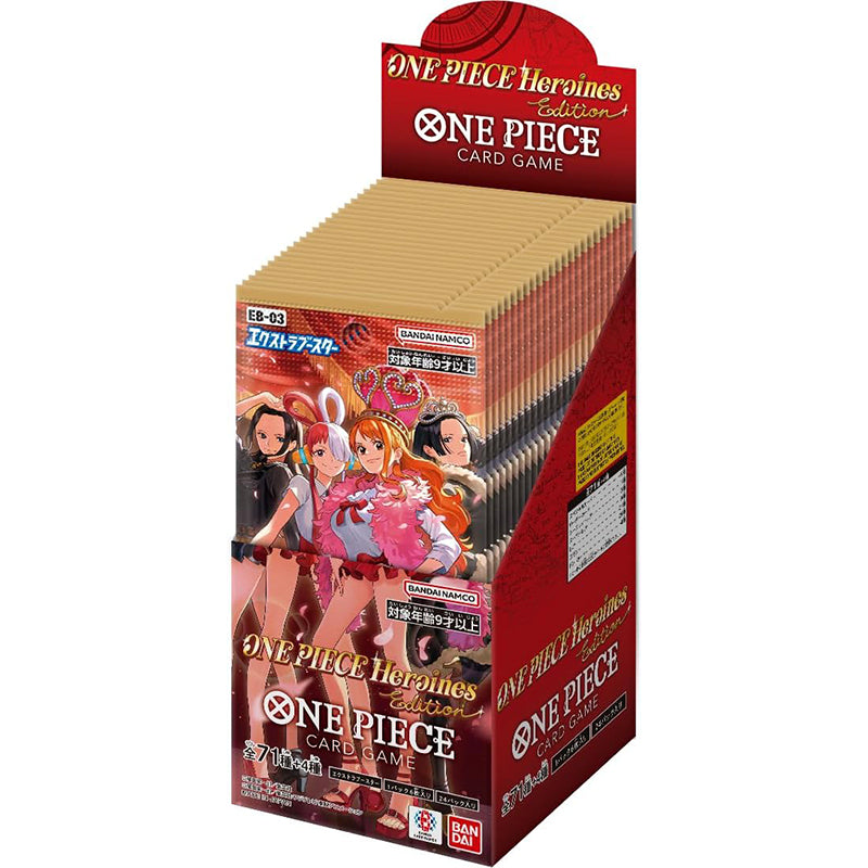 BANDAI ONE PIECE Card Game Extra Booster ONE PIECE Heroines Edition EB-03 TCG