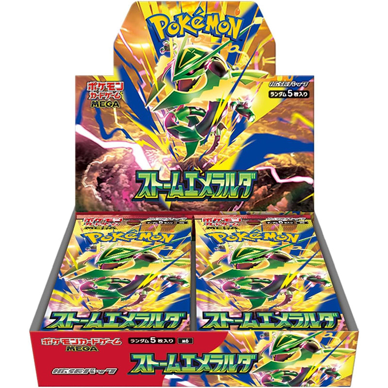 Pokemon Card Game MEGA Booster Pack Storm Emeralda BOX M6