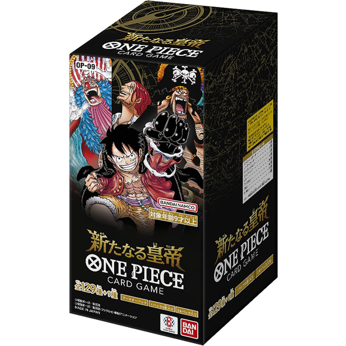 Jeu de carte Bandai One Piece The New Emperor OP-09 Booster Box TCG Japon