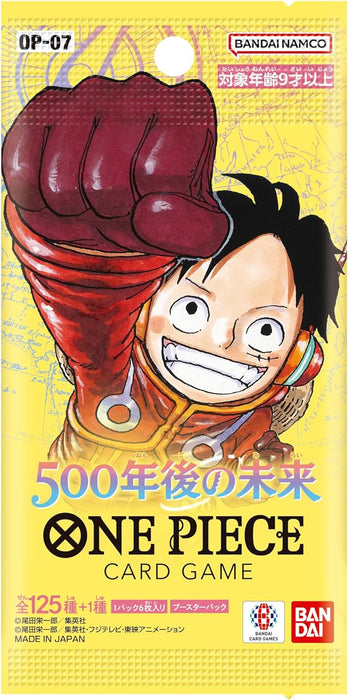 Bandai One-Piece-Kartenspiel 500 Jahre in der zukünftigen Op-07 Booster Box TCG Japan