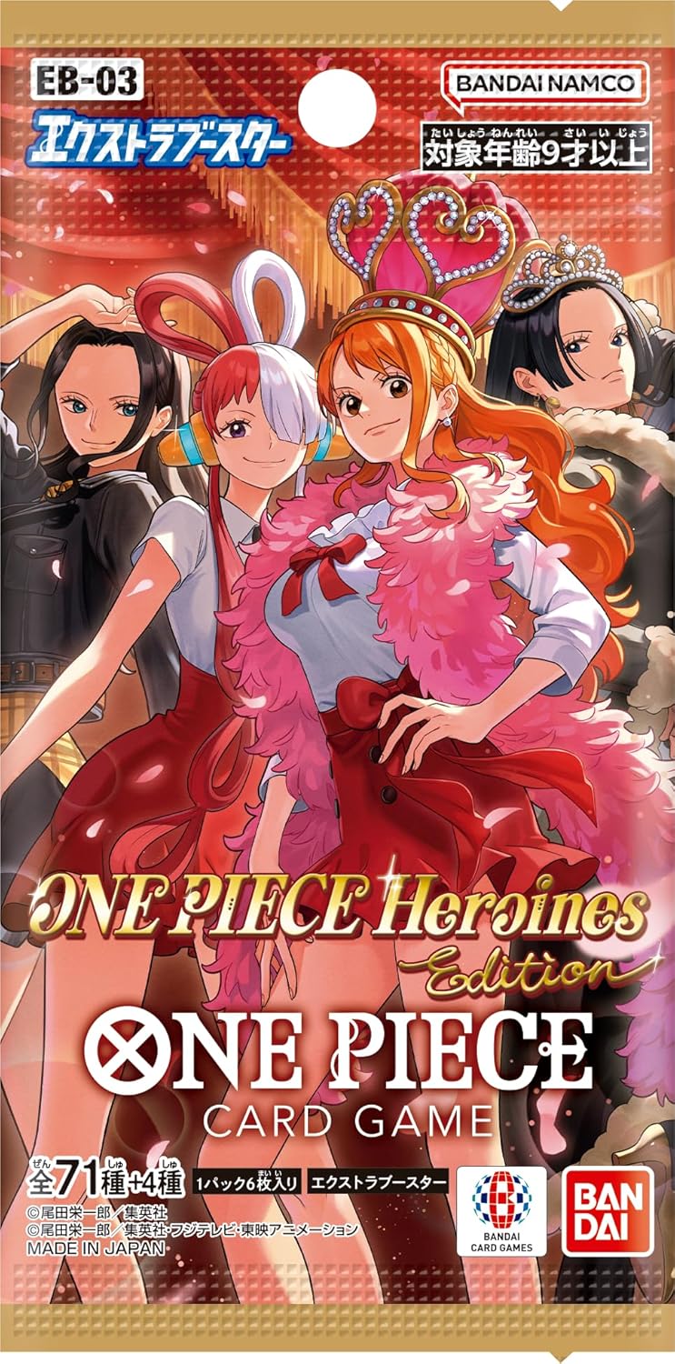 BANDAI ONE PIECE Card Game Extra Booster ONE PIECE Heroines Edition EB ToysOneJapan BANDAI ONE PIECE Card Game Extra Booster ONE PIECE Heroines Edition EB ToysOneJapan