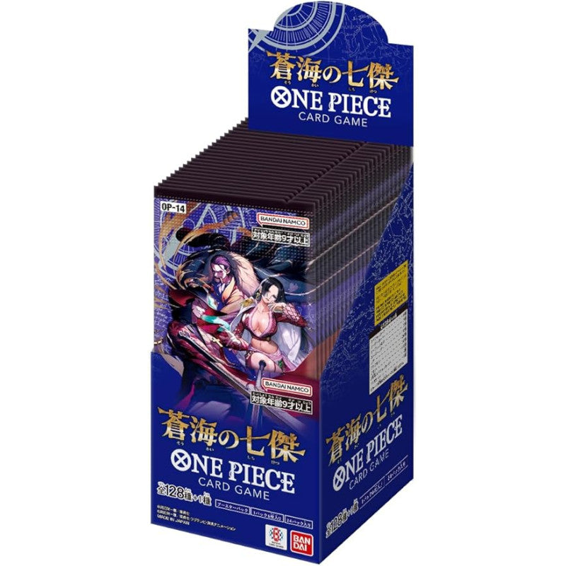 BANDAI ONE PIECE Card Game The Azure Sea's Seven OP-14 Booster BOX