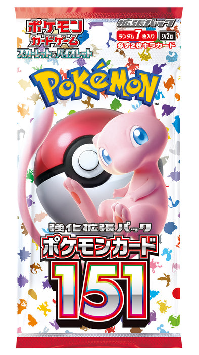 Pokemon Card Game Scarlet & Violet Booster Pack Pokemon 151 BOX sv2a J —  ToysOneJapan