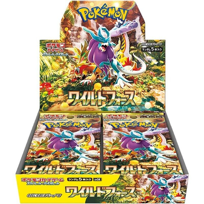Pokemon Card Game Scarlet & Violet Booster Pack Wild Force SV5K Box (10 coffre)