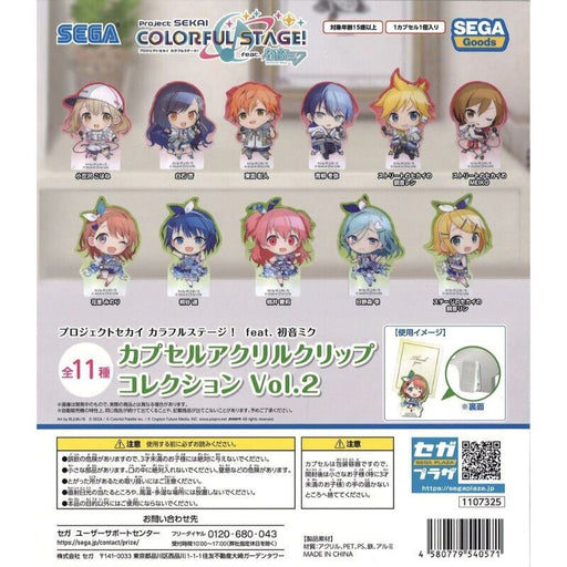 Project Sekai Colorful Stage! feat. Hatsune Miku Acrylic Clip Vol.2 Capusle Toy