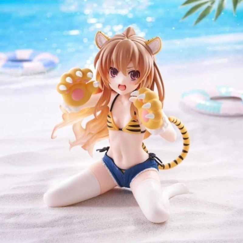 TAITO Desktop Cute Figure Toradora! Taiga Aisaka Tiger Swimsuit ver. JAPAN