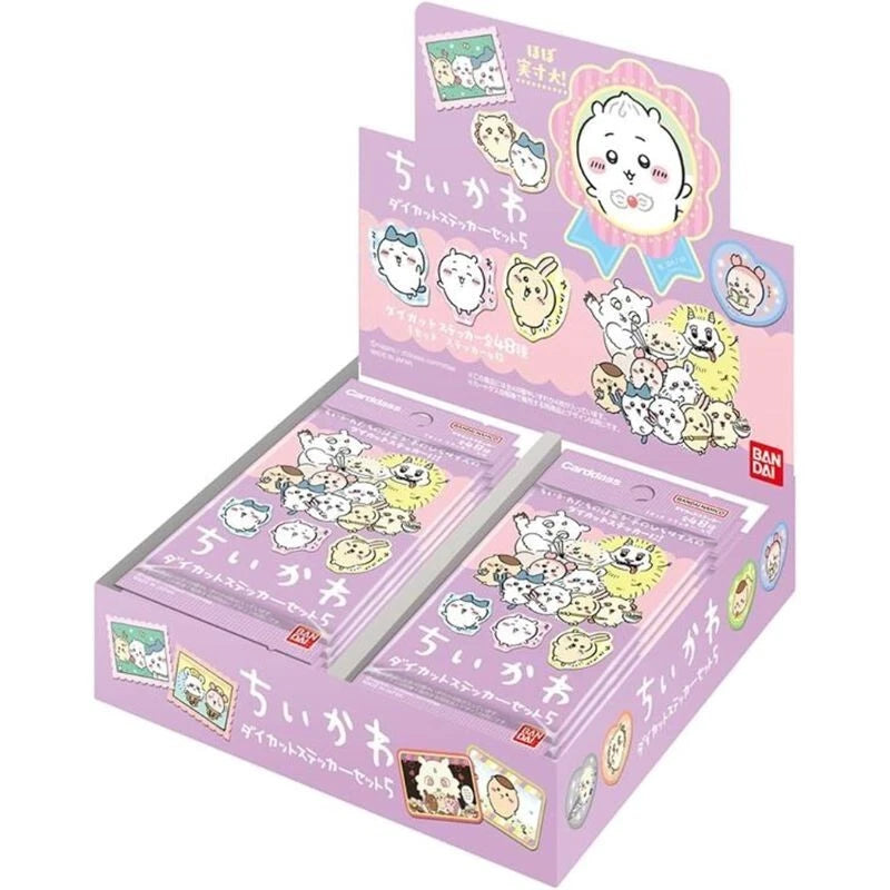 BANDAI Chiikawa Vol.5 Die-cut Sticker Booster Pack Box TCG JAPAN OFFICIAL