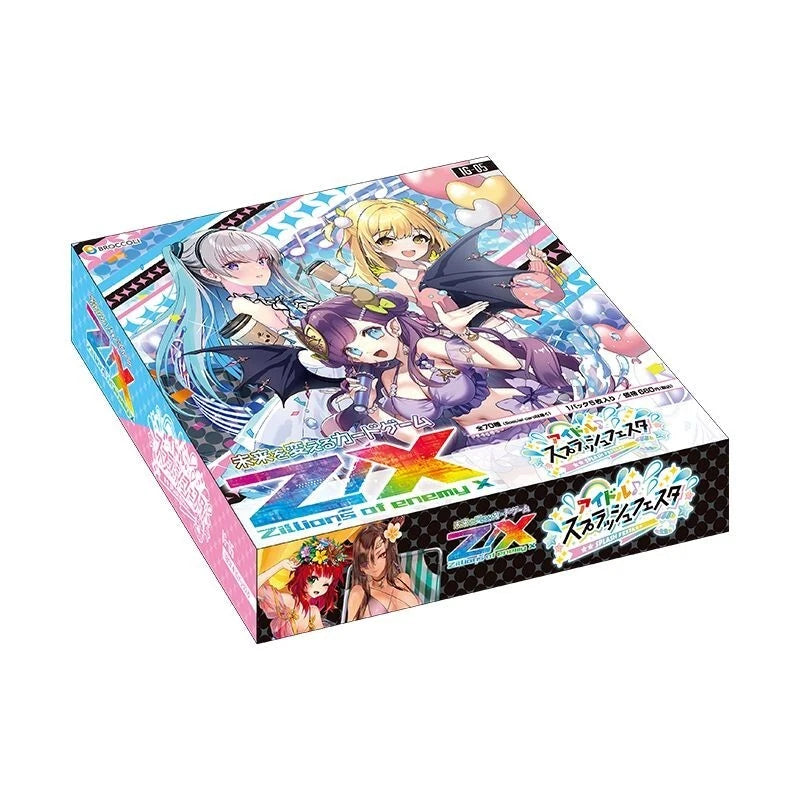 Z/X Zillions of enemy X Idol Splash Festa IG05 Booster Pack Box TCG JAPAN