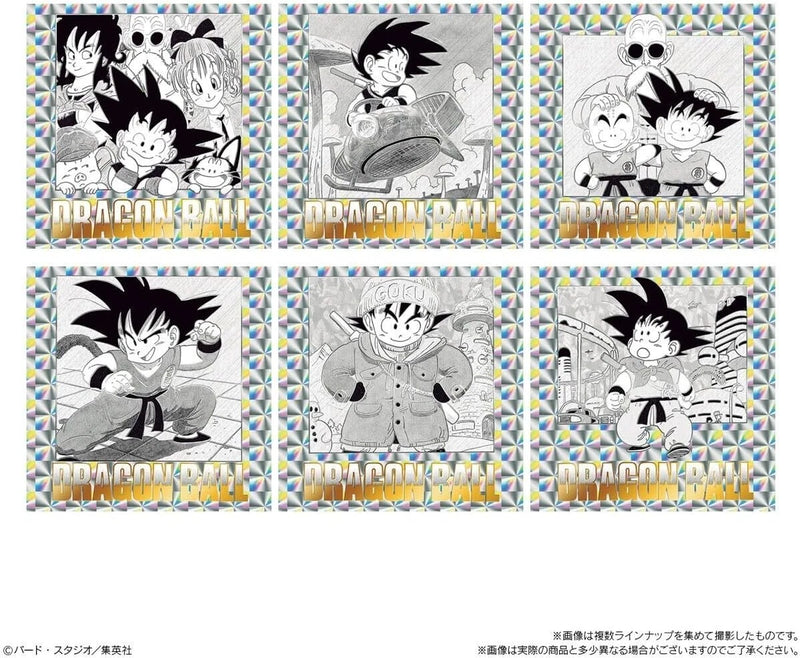 BANDAI Dragon Ball 40. Jubiläum Originalillustration Siegelwafer 20er-Packung