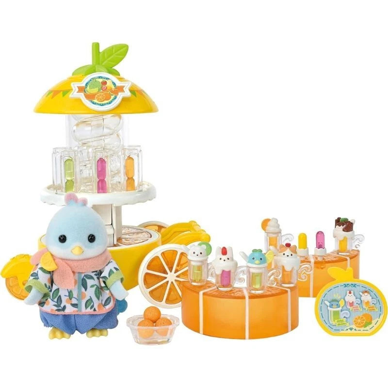 Epoch Sylvanian Families Citrus Bird Juice Shop MI-94 JAPAN OFFICIAL
