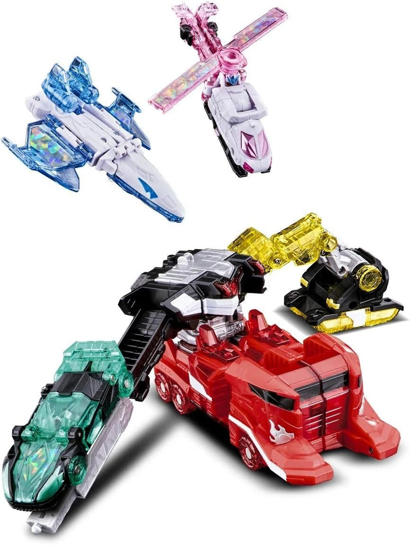 BANDAI Kiramager Robo 01 Mashin Gattai DX Kirameijin Conjunto Figura de ação JAPÃO