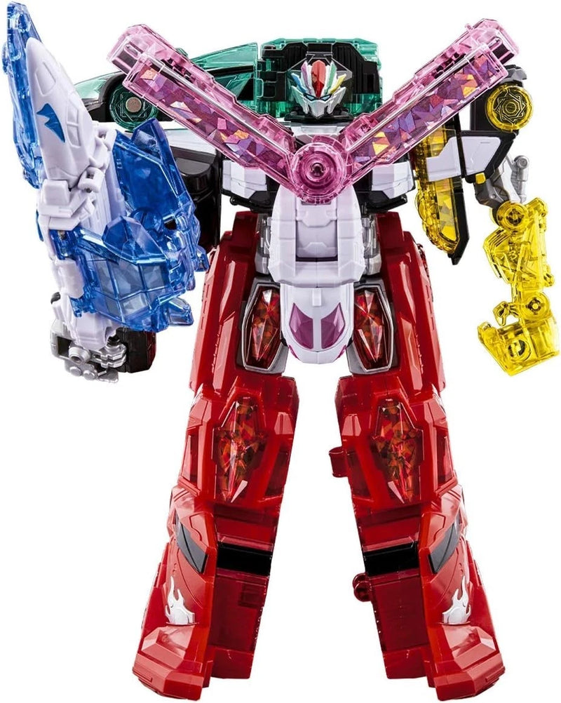 BANDAI Kiramager Robo 01 Mashin Gattai DX Kirameijin Conjunto Figura de ação JAPÃO