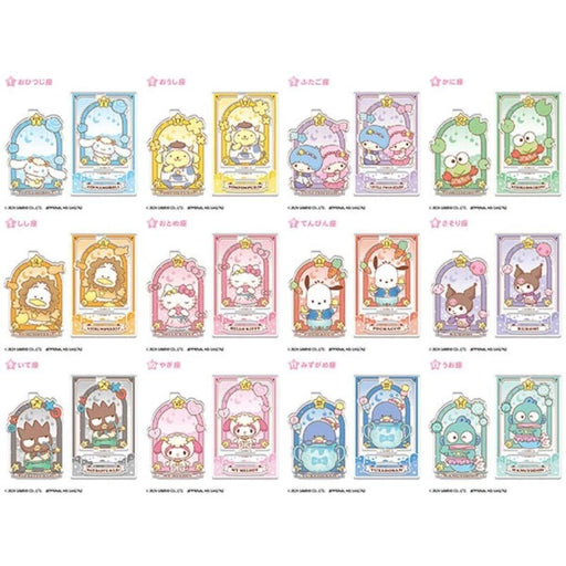 Sanrio Characters Shiny Constellation Acrylic Accessory Stand 12Pack Candy Toy