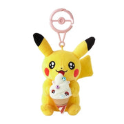 Pokemon Center Original Plush Keychain Pikachu Holding Oiri Soft JAPAN OFFICIAL
