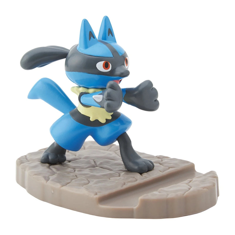 Pokemon Center Original Smartphone Stand Figure Lucario JAPAN OFFICIAL
