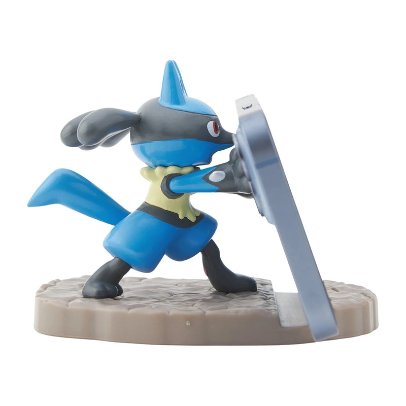 Pokemon Center Original Smartphone Stand Figure Lucario JAPAN OFFICIAL