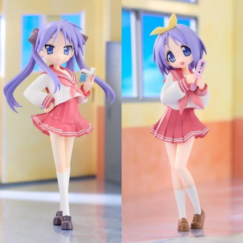 FuRyu Trio Try iT Lucky Star Kagami Hiiragi & Tsukasa Hiiragi 2 Set Figure JAPAN