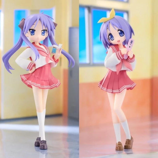 FuRyu Trio Try iT Lucky Star Kagami Hiiragi & Tsukasa Hiiragi 2 Set Figure JAPAN