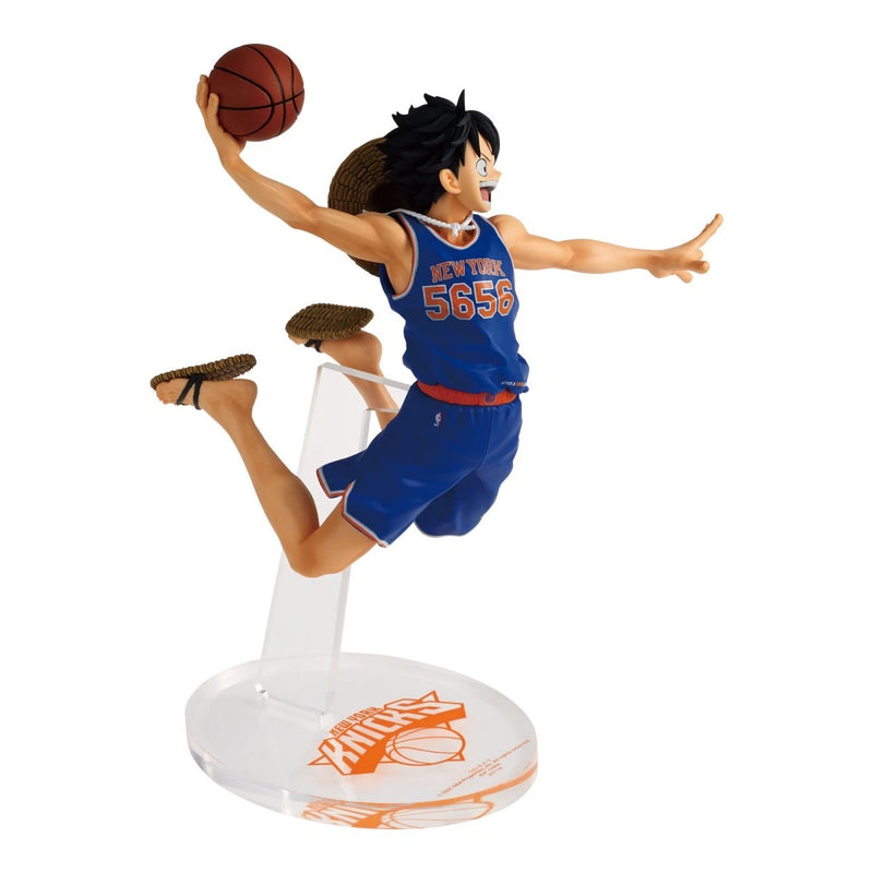 ONE PIECE x NBA Master Stars Piece The Monkey D Luffy New York Knicks Figure