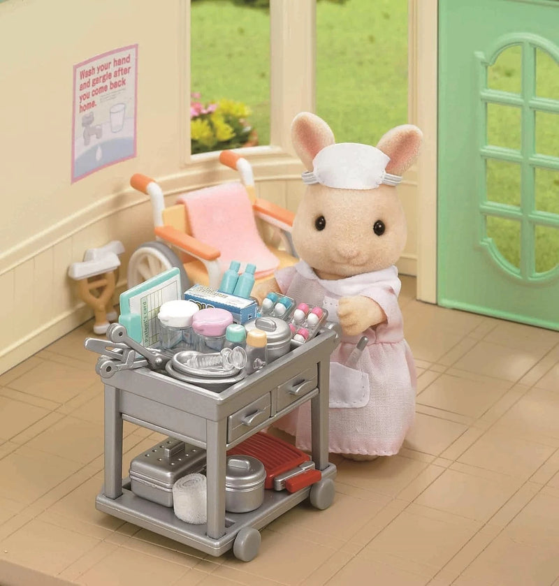 Epoch Sylvanian Families Calico Critters Longing Nurse Set H-13 JAPAN OFFICIAL