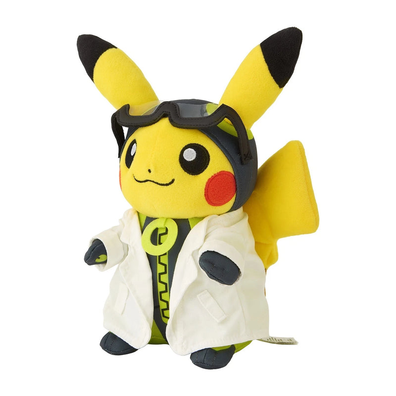 Pokemon Center Original Professor Willow's Assistant Pikachu Plush Doll JAPAN