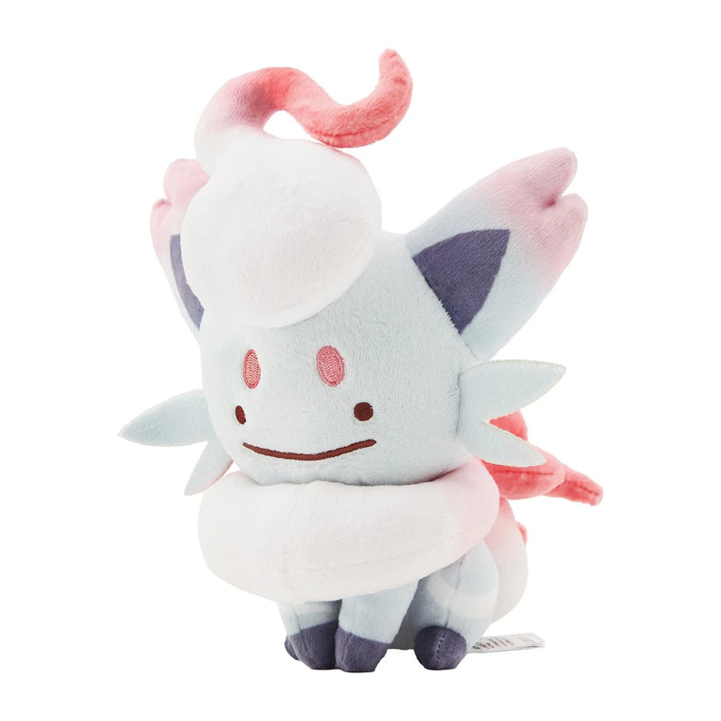 Pokemon Center Original Ditto Transformation Hisuian Zorua Plush Doll JAPAN