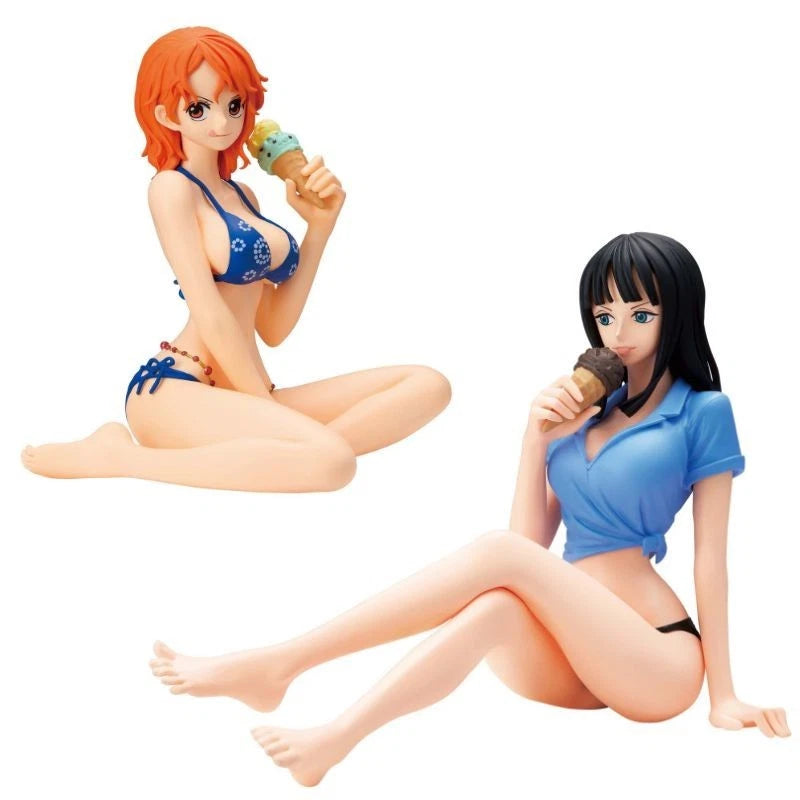 Glitter & Glamours One Piece Nami & Nico Robin Summer Style 2 Set Figure JAPAN