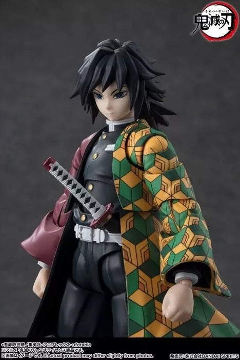 BANDAI S.H.Figuarts Demon Slayer Kimetsu no Yaiba Giyu Tomioka Action Figure