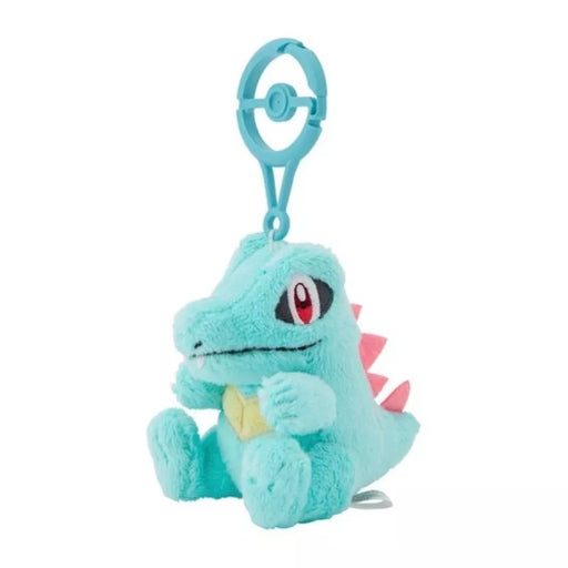 Pokemon Center Original Plush Doll with Carabiner Totodile JAPAN OFFICIAL