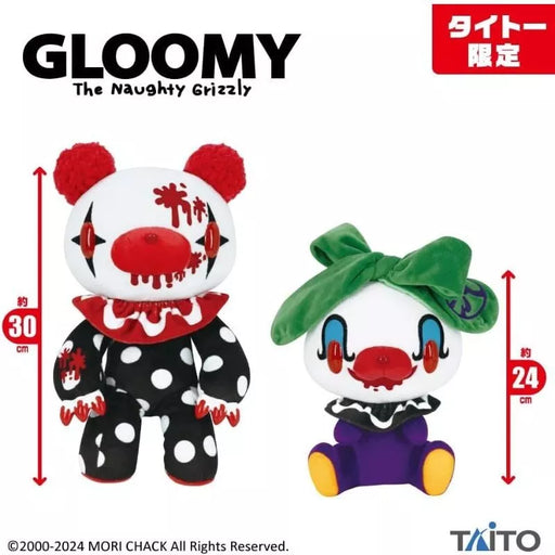 TAITO Chax GP Gloomy Bear Bunny Sketchy Clown Ver. 2 Set Plush JAPAN OFFICIAL