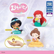 Takara Tomy Arts Mugyutto! Disney Princess Complete Set Figure Capsule Toy JAPAN