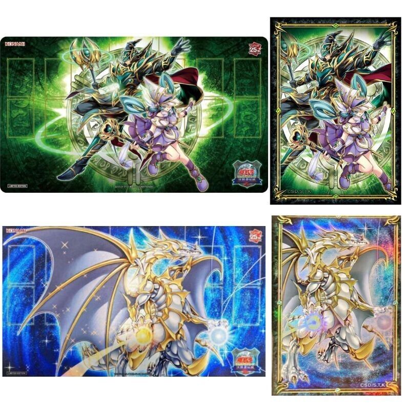 Yu-Gi-Oh 25th Magicians of Bonds and Unity Duel Set Playmat with Sleev ToysOneJapan Yu-Gi-Oh 25th Magicians of Bonds and Unity Duel Set Playmat with Sleev ToysOneJapan
