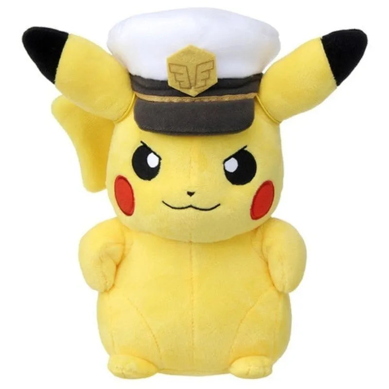 Pokemon Plush Doll Captain Pikachu JAPAN OFFICIAL