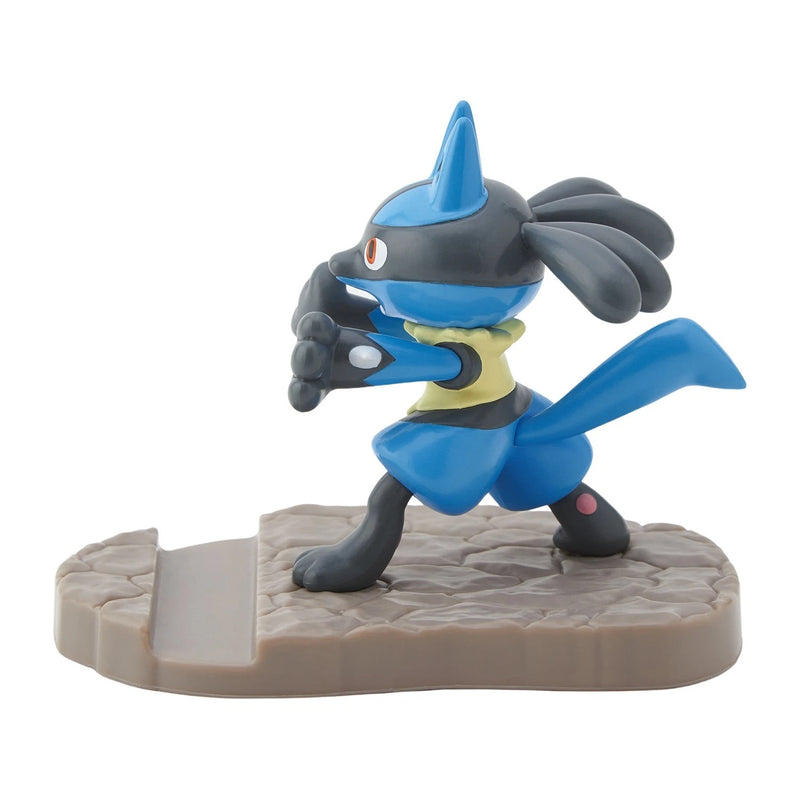 Pokemon Center Original Smartphone Stand Figure Lucario JAPAN OFFICIAL