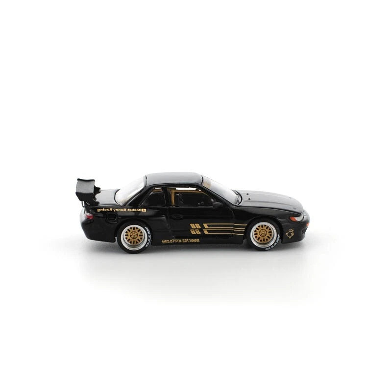 Pandem Silvia S13 Black 1/64 Miniature Car JAPAN OFFICIAL