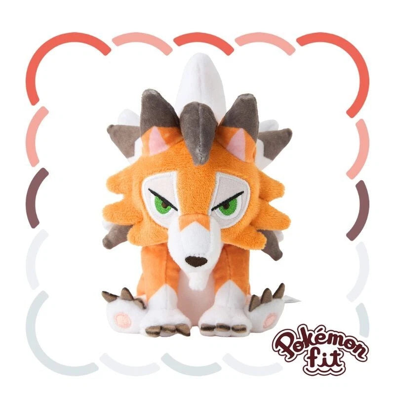 Pokemon Center Original Pokemon Fit 745 Lycanroc Dusk Form Plush