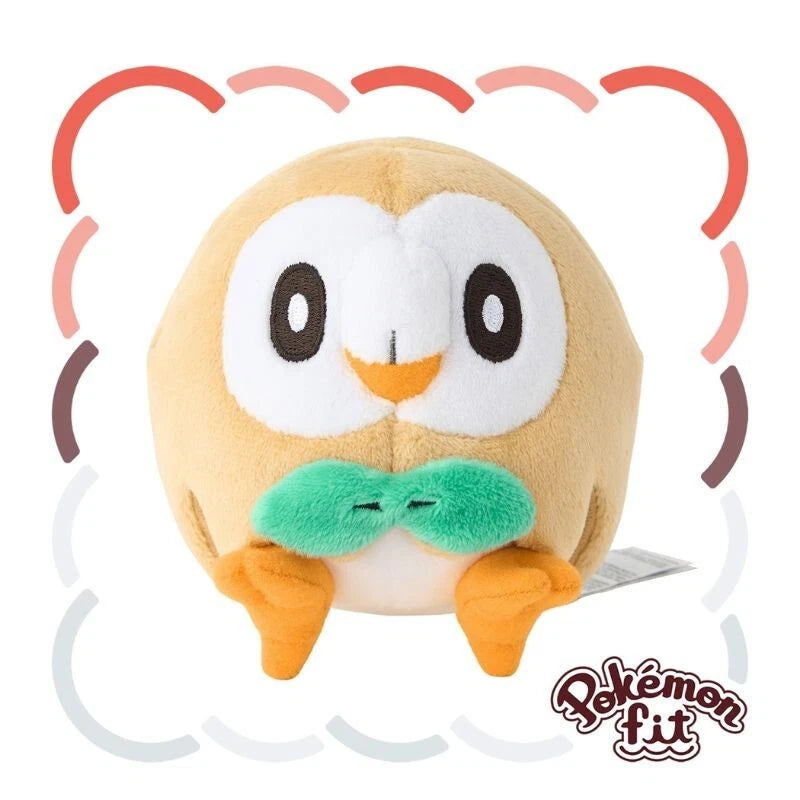 Pokemon Center Original Pokemon Fit 722 Rowlet Plush Doll JAPAN OFFICIAL