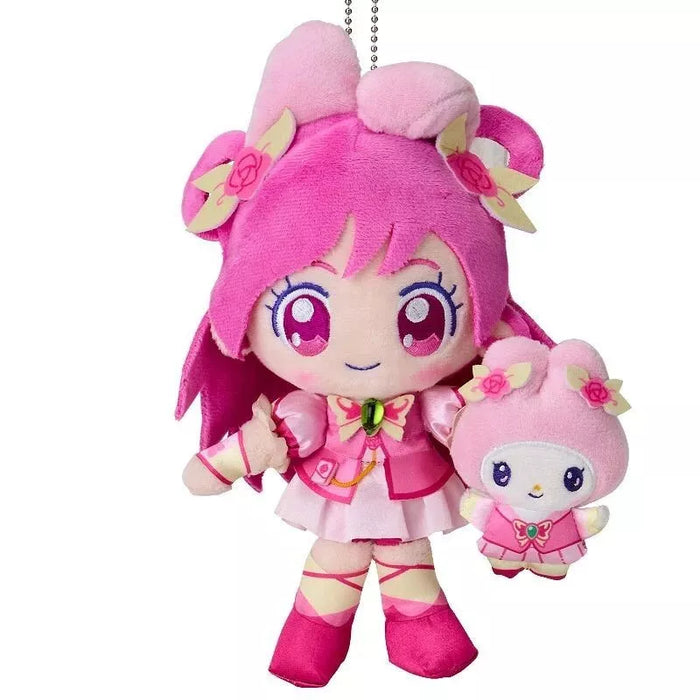 Sanrio Yes! Precure 5 GoGo! Mascot Holder My Melody x Cure Dream Plush JAPAN