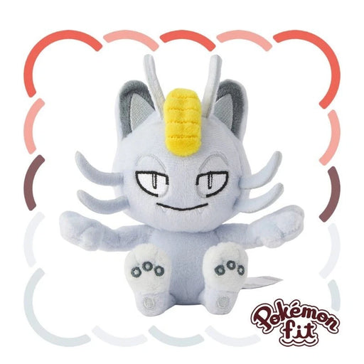 Pokemon Center Original Pokemon Fit A052 Alolan Meowth Plush Doll JAPAN