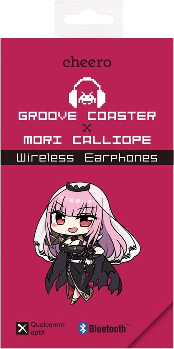 TAITO Groove Coaster x Mori Calliope Wireless Earphones Black Hololive Limited