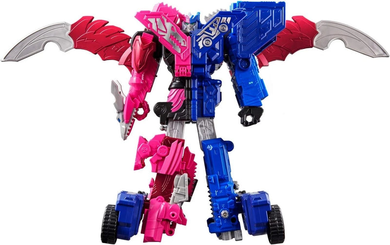 Conjunto de bonecos de ação BANDAI Kikai Sentai Zenkaiger DX Zenkaioh Vroomagine JAPÃO