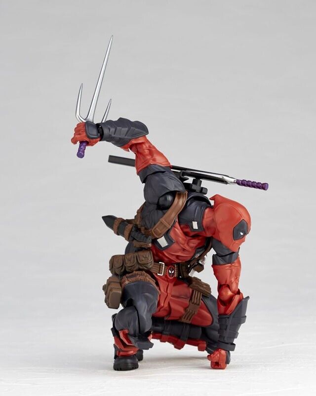 Kaiyodo Revoltech Amazing Yamaguchi Deadpool ver.2.5 Ação Figura