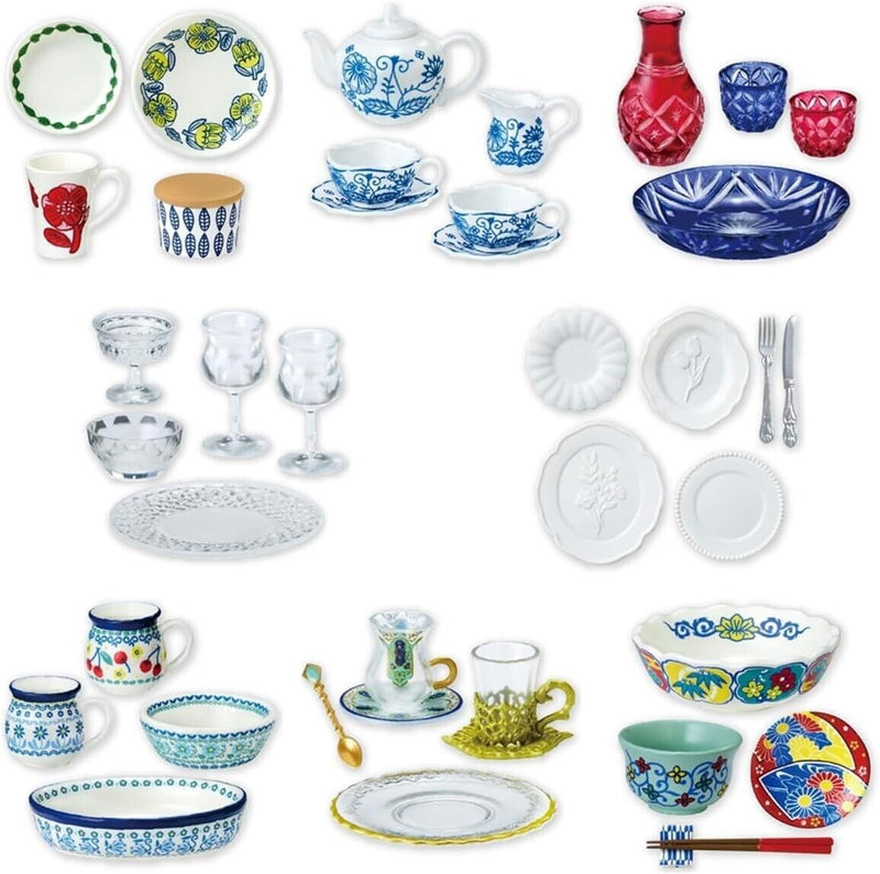 Rement Petit Sample Series Dream Table Collection de vaisselle de 8 figures